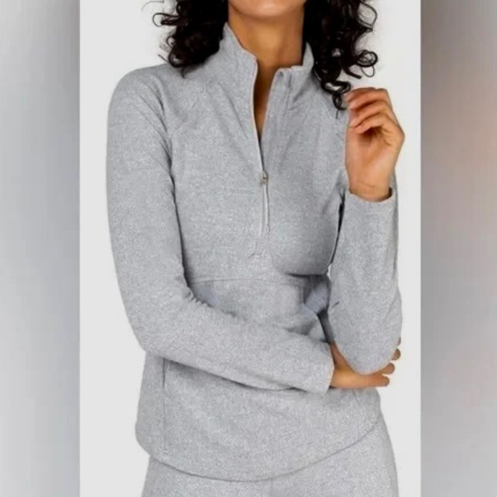 NWT Small Kyoden Outdoor Alpine 1/4 zip Herringbone Brushed Pullover Shirt L/S